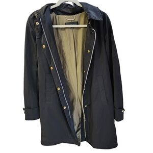 ANTONIO MELANI Black Coat with Gold Accents